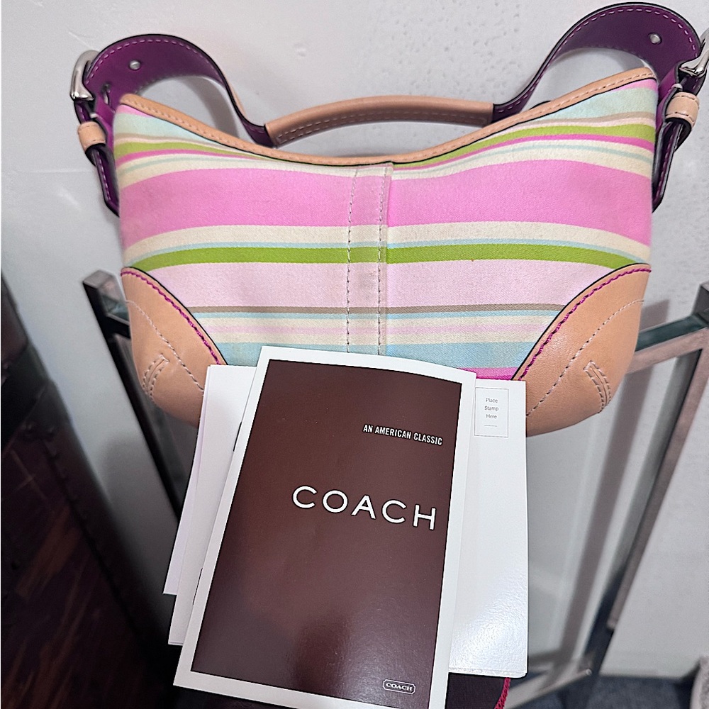 Coach SoHo Stripe Purse